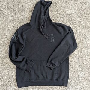 Black Nine Line Hoodie Sweatshirt Sz. L
